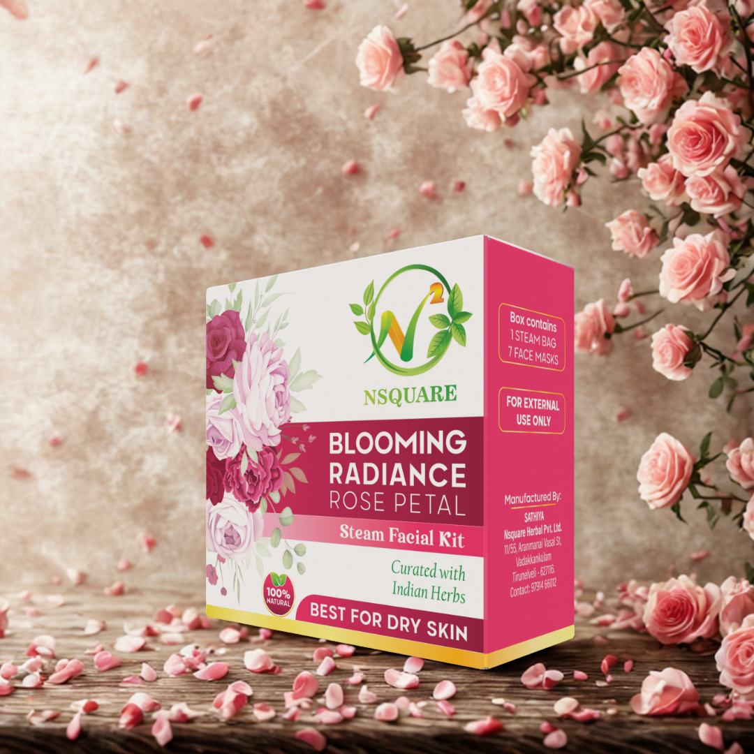 Rose Petal Steam Facial Kit